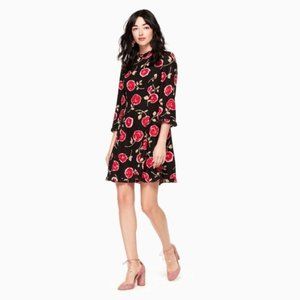 Kate Spade New York Hazy Rose Crepe Dress